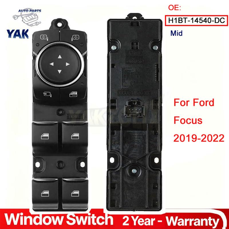 H1BT-14540-DD H1BT-14540-DC For Ford Focus Power Master Window Control Switch Lifter Button Car Accessories