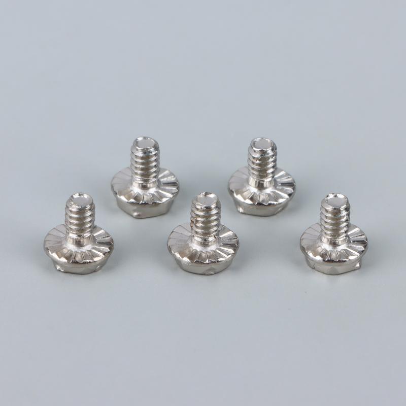 50Pcs Toothed Hex 6/32 Computer Pc Case Hard Drive Motherboard Mounting Screws For Motherboard Pc Case Cd-Rom Hard Disk