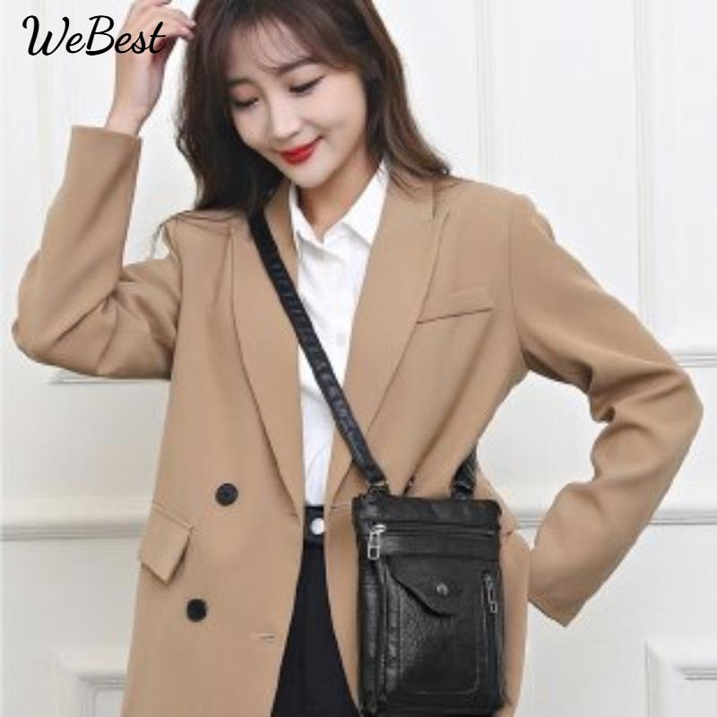Women Crossbody Bag New Texture Shoulder Bag Phone Bag Soft Leather Chic Euro-American Style Mature Fashion Vintage Small Bag
