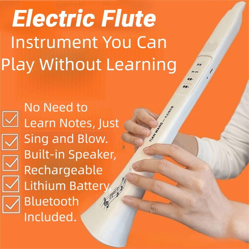 Bluetooth Connection Electronic Wind Instrument Portable Electric Blowpipe Middle-aged and Elderly