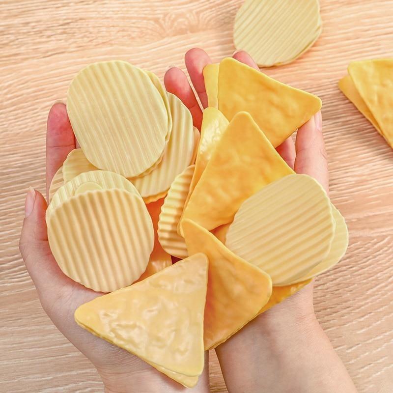 5 шт. Симпатичные зажимы для моделирования картофельных чипсов, офисные женские канцелярские принадлежности для школы, декоративные канцелярские принадлежности для фотографий