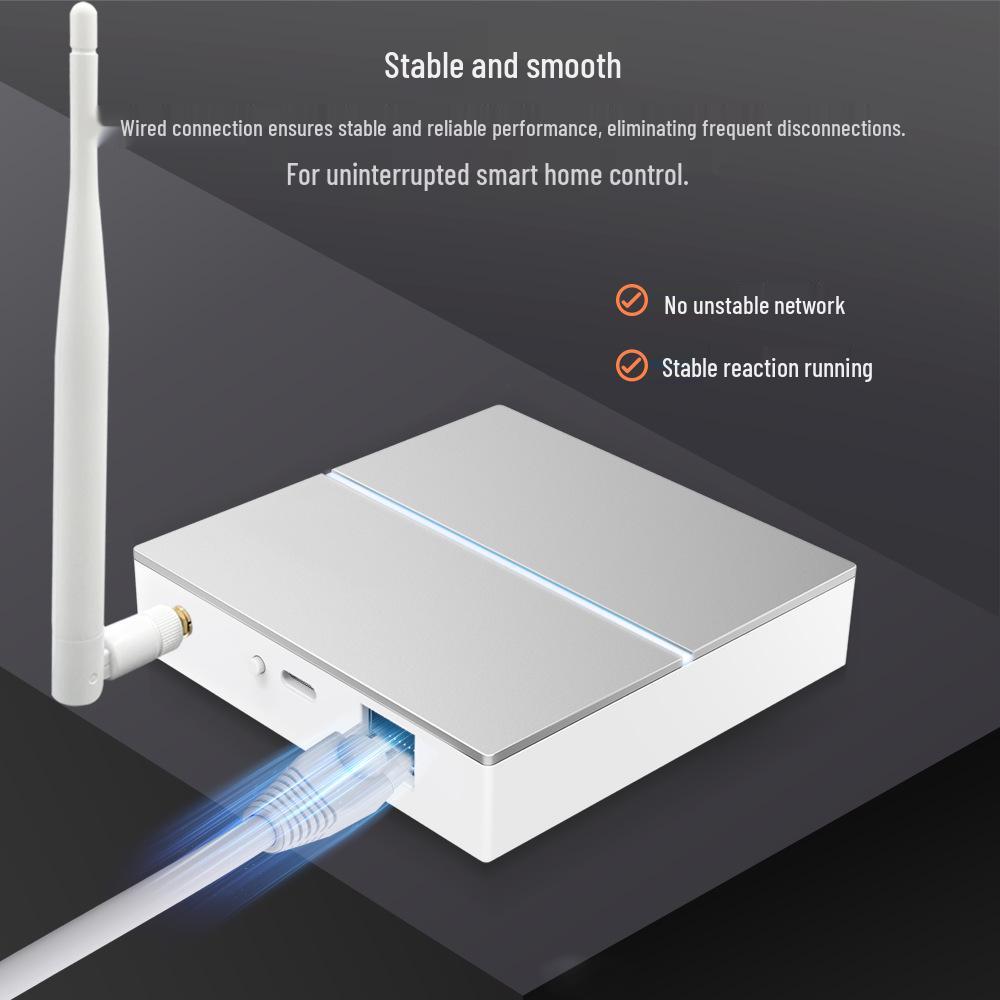 Улучшенный умный хаб Tuya Zigbee 3.0 для умного дома с внешней антенной
