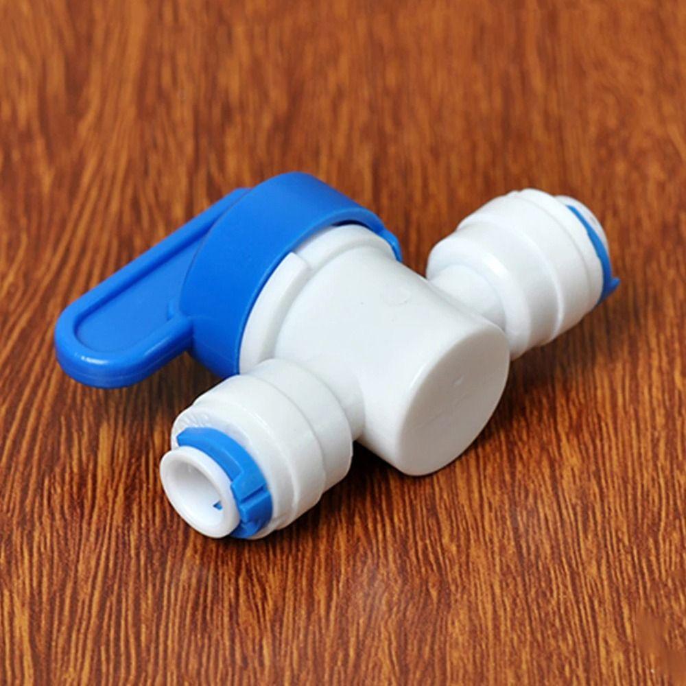 1 шт., водопроводный прямой пластиковый шаровой кран с наружной и внутренней резьбой, фитинг для трубы, новый шланг, быстроразъемный соединитель