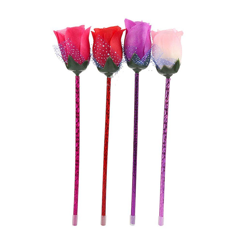 Creative Office Supplies School Stationery Ballpoint Pen Rose Flower Valentine's Day