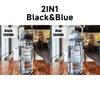2 Liter Sports Water Bottle With Straw Men Women Fitness Water Bottles Outdoor Cold Water Bottlesc With Time Marker Drinkware