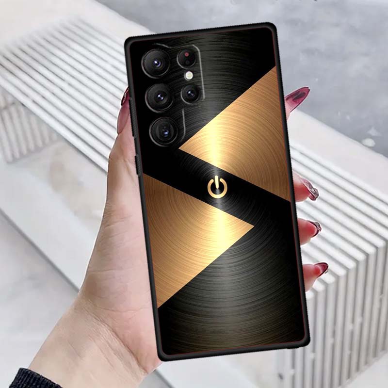 Арт цветной светящийся узор Для Samsung Galaxy S26 S25 S24 S23 S22 S21 S20 Ultra Plus FE 5G Черный Мягкий ТПУ Чехол для телефона