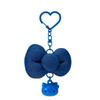 Sanrio Hello Kitty Ribbon Keychain Blue (I Love Hello Kitty ) Japan NEW