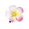 Frangipani Flower Hair Clip Plastic Girls Duckbill Clip Sweet Gradient Flower Hairpins  Streetwear