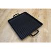 Asahi Square Grill, Wave Pattern, Black, 25cm x 29cm, H-250