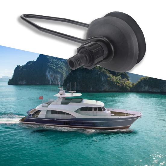 Motor Flusher Anti-corrosion Single Water Feed Round Muff Universal Ear Muff Outboard Engine Flusher for Boat