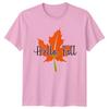Hello Fall TShirt Autumn Seasonal Graphic Novelty Gift For Him And Her