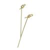 100 PCS Bamboo Knot Skewers Eco-Friendly Food Garnish Skewer Sticks for Cocktail Party Catering Desserts