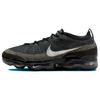 Air VaporMax 2023 Flyknit Разноцветные мужские кроссовки антрацитовый белый черный DV1678-008
