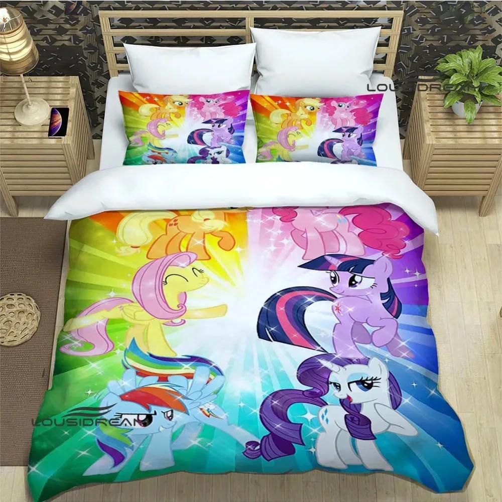 Мультяшные Постельные наборы Мои Маленькие Пони изысканный набор постельных принадлежностей пододеяльник набор одеяло постельный набор роскошный подарок на день рождения