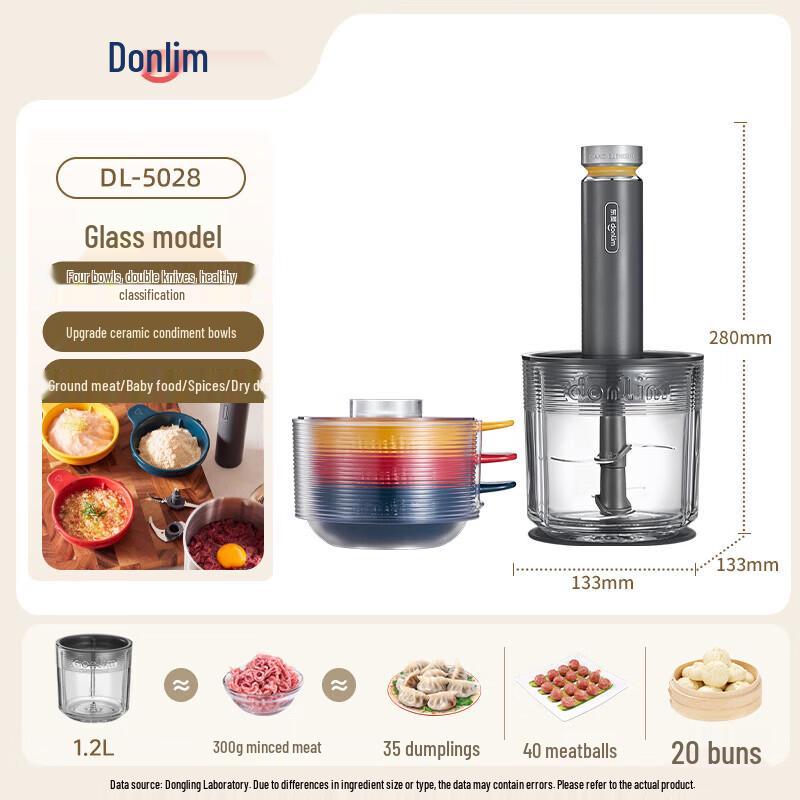 Donlim DL-5028 Multi-Function Food Processor CN plug (adapter included)