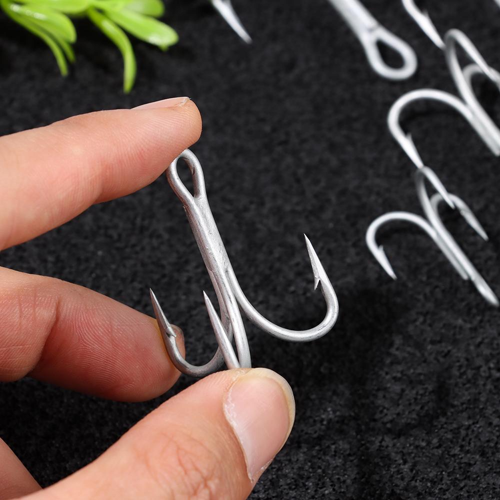 4# 6# 8# 1/0 2/0 3/0 4/0 5/0 Загиб Тройные рыболовные крючки для ловли окуня Рыболовные аксессуары VMC Рыболовный тройник Снасть