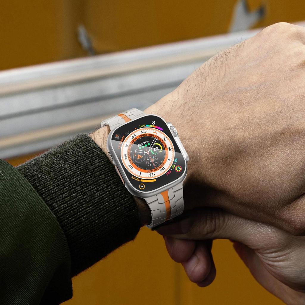 Luxury Stainless Steel Band for Apple Watch Ultra 2 49mm Strap 46mm 44mm 45mm Men Replaced Bracelet for Iwatch 10 9 8 7 6 Se 4 5