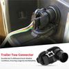 For Ford F150 F250 F350 2015- Compatible Trailer Brake Harness 7-Pin Round/4-Pin Flat Plug Connector FU5Z-14489-A For Towing