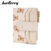 Baellerry Women Fashion Card Holder Cute Bear Print Mini Purse for Ladies Zipper Money Bags Coin Purses Wallets