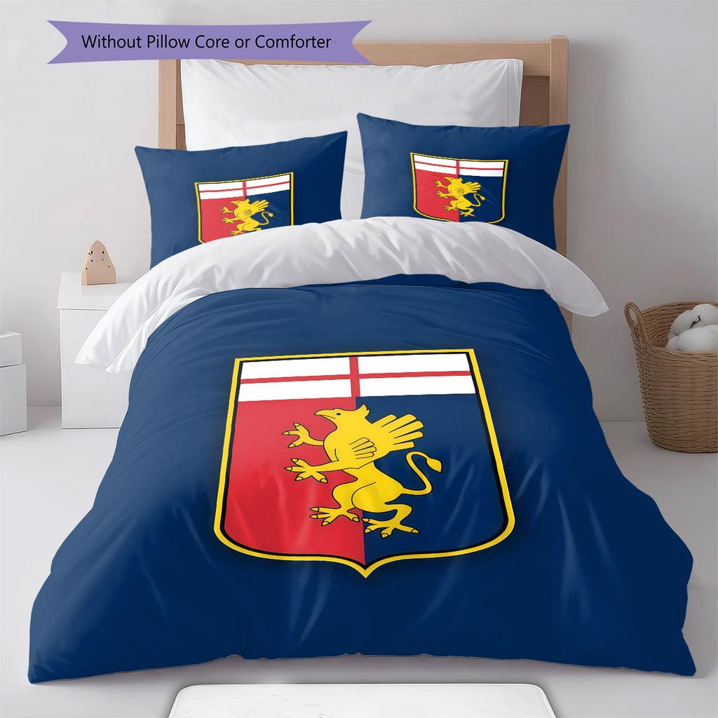 Genoa CFC Bedding Quilt Set Quilt Cover Pillowcase Home Decoration Birthday Gift (1 * duvet cover + 2 * pillowcase, without core)