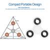 Tri Fidget Spinner 360°Hand Finger Spinner Hybrid Rotation Bearing Spin Widget Focus Toy Nylon PA Material for ADHD Anxiety