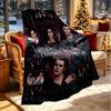 Custom Name Personalized The Vampire Diaries Print Blanket, Home Decor, Bedroom, Sofa, Camping, Couch, Gifts for Birthday Christmas