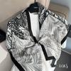 Silk Narrow Scarf Classy Long Decorative Scarf Women's Autum Thin Mulberry Silk Shawl