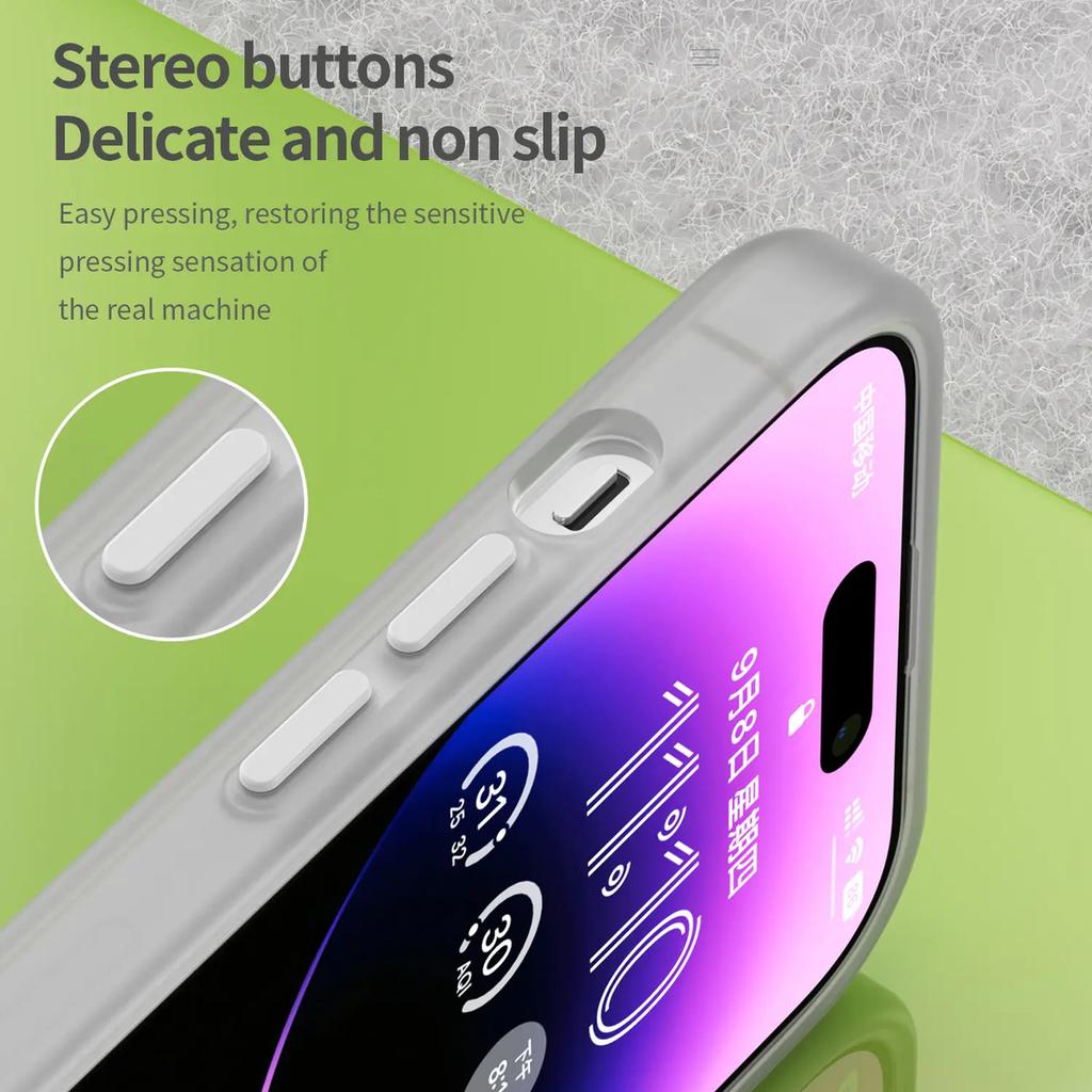 Magnetic Phone Case For iPhone 14 Pro Max Matte Magnetic Protective Cover