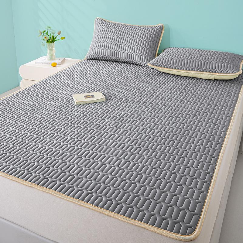 Охлаждающий коврик из латекса, коврик из ледяного шелка, охлаждающий коврик для матраса, охлаждающий коврик для студенческого общежития, напольный коврик, детский, моющийся матрас из ледяного шелка