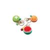 Crocheted Knitting Car Keychain Lemon Donut Knitted Keyring Creative Fruit Keychain  Bag Pendant