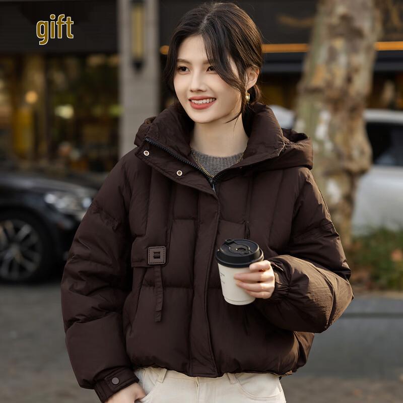 Mokana Women's Fashion Versatile Long-Sleeve Down Jacket MKNJD2595