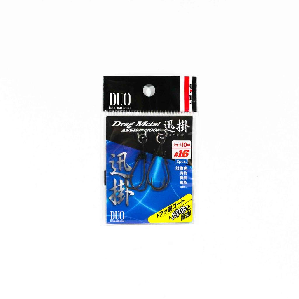 DUO Вспомогательные крюки Drag Metal DM-HWR №16, сердечник FC, 2 шт. в упаковке (2170)