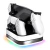 EGGSLINER GAMES Charging Stand for PS Portal PS5 Charges Two PlayStation 5 Controllers Compatible with and PS and Storage for PS5 Peripherals &