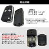 Meliore Универсальный складной ключ Toyota Car Keyless Smart Key Blank Key 2 Button Key Case Hiace Alphard Noah Voxy Estima Prius Внешний совместимый