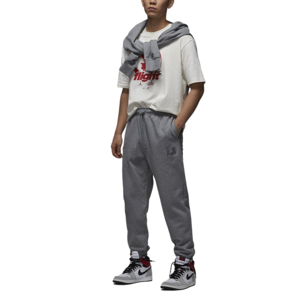 Jordan Breathable Solid Color Mid-Rise Casual Pants Men Bottoms Gray FV7252-091