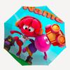 Custom Name Jelly Jamm Theme Automatic Umbrella, Lightweight & Portable, 8 Rib, Perfect for Outdoor Travel, Birthdays, Christmas, Gifts.