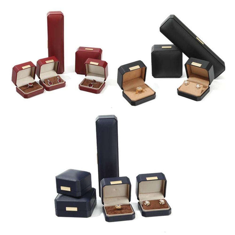 Classic Design Jewelry Storage Box Dustproof Jewelry Gift Box PU Leather Jewelry Boxes for Home