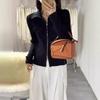 Вязаный кардиган на молнии с двусторонней застежкой женский осенний новый высококлассный маленький верх с лацканами куртка модный