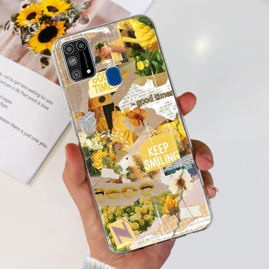Чехол для Samsung Galaxy M31 SM-M315F Цветной Рисованный Чехол Мягкий Тонкий Чехол для Телефона Для Samsung M31 Prime M 31 s Galaxy M31s Fundas