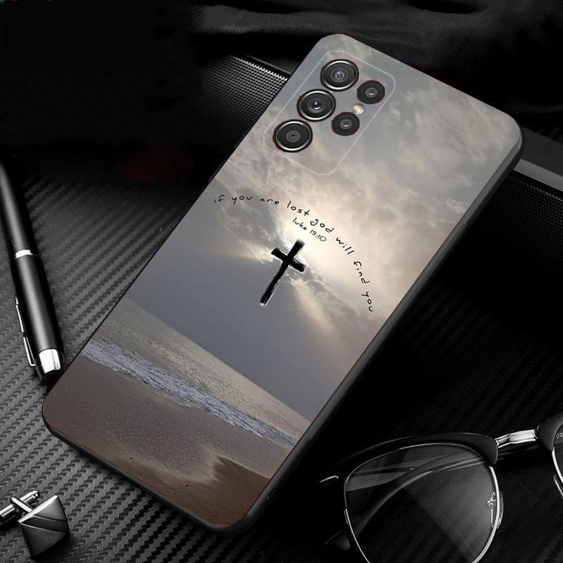 Чехол для телефона с изображением Иисуса для Samsung S26 S25 S24 S23 S22 Ultra S23 S22 S25 Plus S24 FE S26Edge