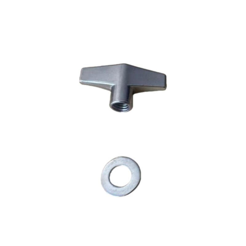 Alloy Solid Butterfly Drum Nut Knob for Secure Locking Quick Installation Standard Compatibility 6mm 8mm Drum Hardware