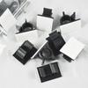 30 Pieces Adhesive Backed Nylon Wire Adjustable Cable Clips Clamps Black 16mm For Car PC TV Charging Wire Winder