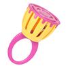 Kids Hand Bells Children Rattle Detachable Handled Cage Bell Healthy Oval Handle Baby Cage Bell Shaker Toy For Early Training