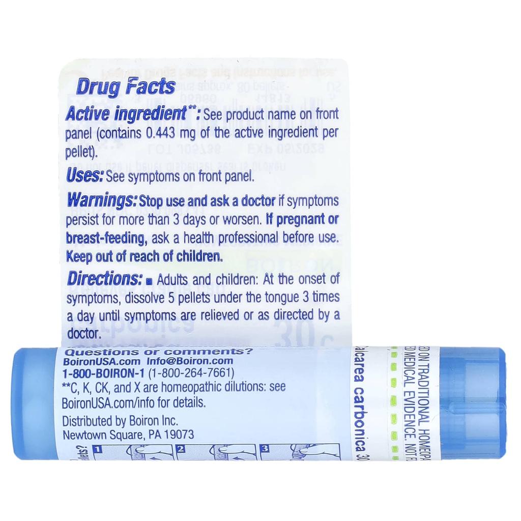 Calcarea Carbonica, 30C, Cradle Lid Relief, Approx. 80 Pellets