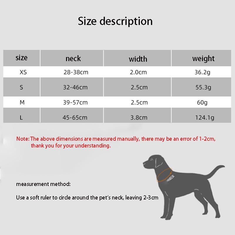 Нейлоновый ошейник для собаки регулируемый светоотражающий ошейник для питомца с металлической пряжкой и пряжкой быстрого расстегивания ошейники для больших и средних собак