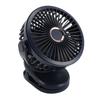 10000mAH USB Clip On Fan Rechargeable Miniature Table Fan Portable 360 Degree Rotate Cooling Fan for Bedroom Office