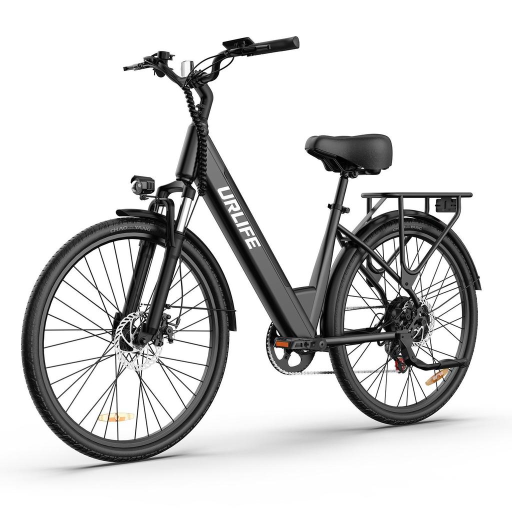 URLIFE E26 Ebike All Terrain Electric Bike With Seat 36V13Ah Battery 250W Motor Urban Commuting Eiectric Bicycle 26 Inch Off-Road Tire E-Mountain Bike
