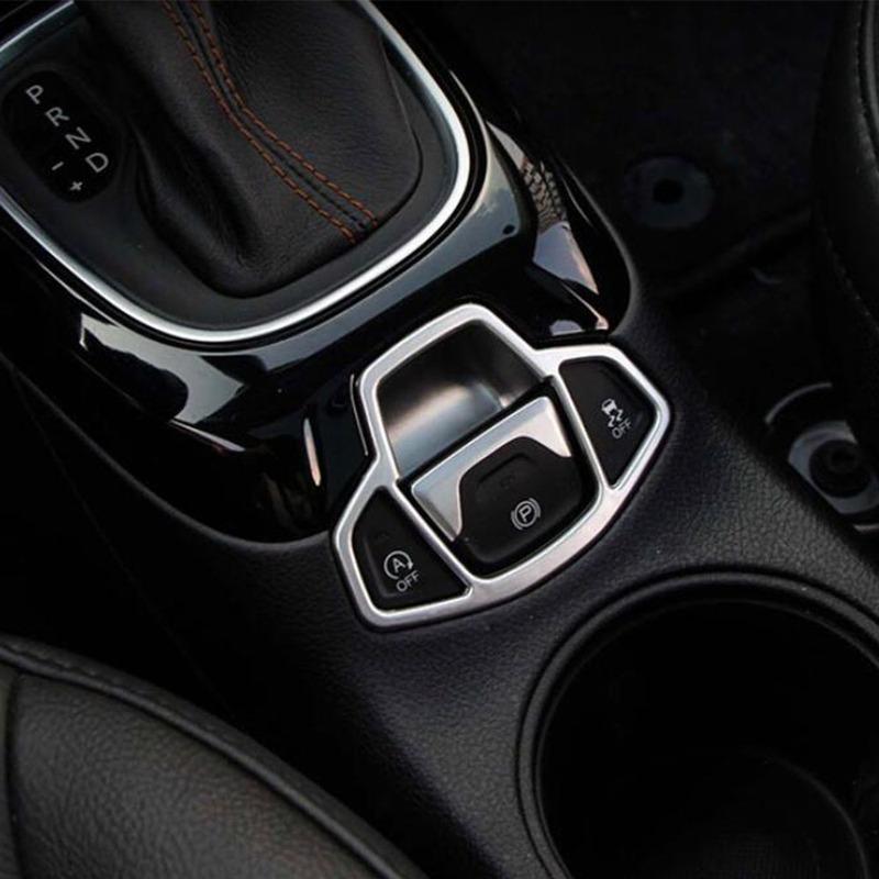 For Jeep Compass 2017 2018 Stick Cover Armrest Handrail Trim Frame Lamp Electronic Handbrake Parking Brake
