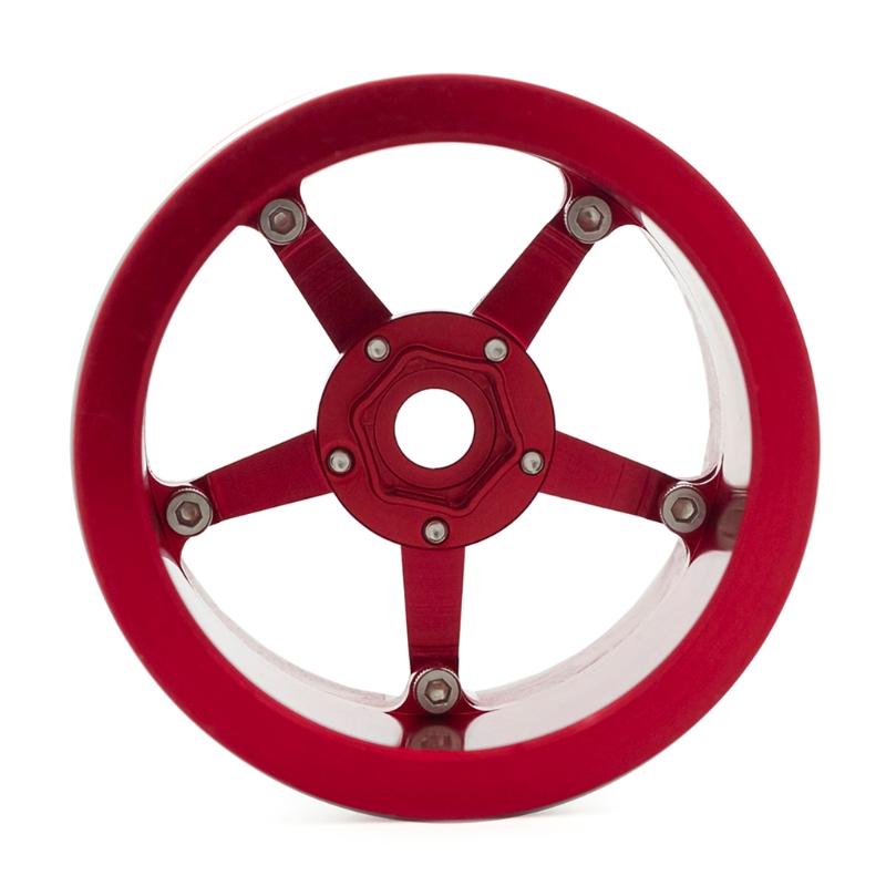 Wheel Hub Set for Axial SCX10 2.2 Universal Durable Metal Beadlock Wheel Rims RC Crawler Car Wheels Replacement Parts