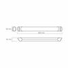 Lampa Led Natynkowa Aluminiowa 60 Cm 36W 4000Lm 5000K Videx